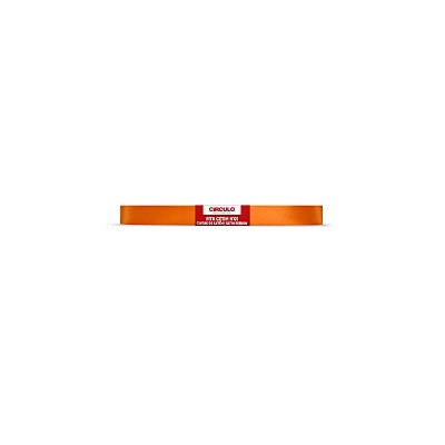 Fita Cetim Circulo 7mm x 10m N.01 Cenoura - Un