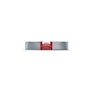 Fita Cetim Circulo 15mm x 10m N.03 Alumínio - Un