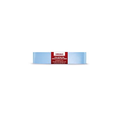 Fita Cetim Circulo 22mm x 10m N.05 Azul Candy - Un