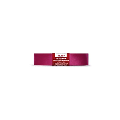 Fita Cetim Circulo 22mm x 10m N.05 Framboesa - Un