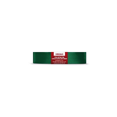 Fita Cetim Circulo 22mm x 10m N.05 Esmeralda - Un