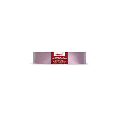 Fita Cetim Circulo 22mm x 10m N.05 Rosa Antigo - Un