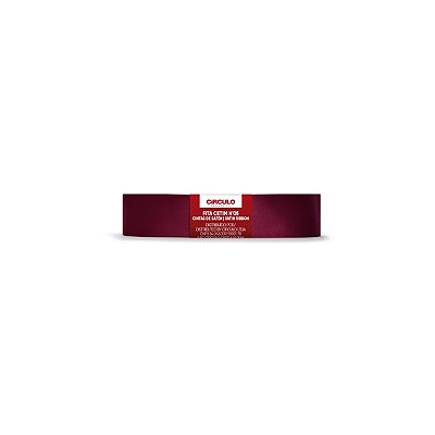 Fita Cetim Circulo 22mm x 10m N.05 Rubi - Un