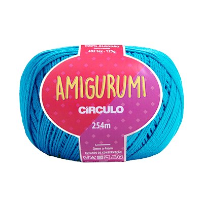 Fio Amigurumi Círculo 254m - Turquesa - Un