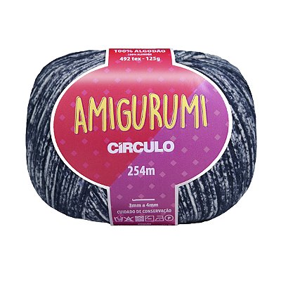 Fio Amigurumi Círculo 254m - Índigo - Un