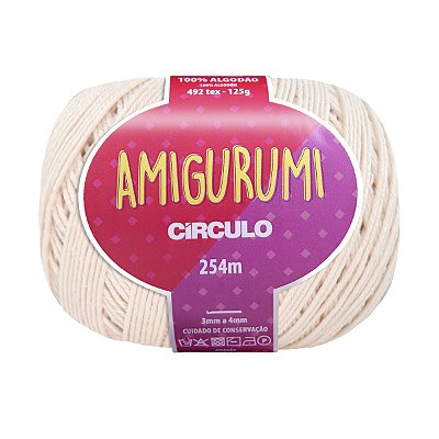 Fio Amigurumi Círculo 254m - Gardênia - Un