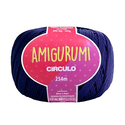 Fio Amigurumi Círculo 254m - Anil Profundo - Un