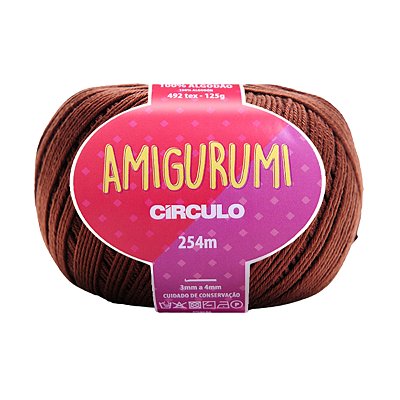 Fio Amigurumi Círculo 254m - Brigadeiro - Un