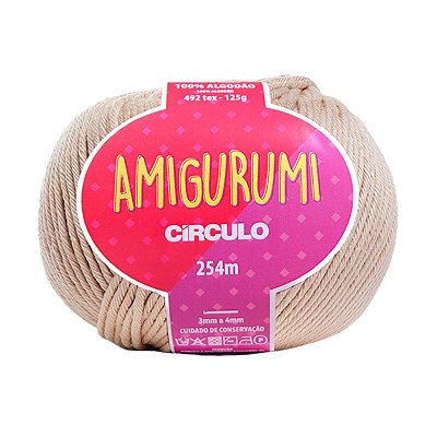 Fio Amigurumi Círculo 254m - Porcelana - Un