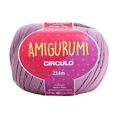 Fio Amigurumi Círculo 254m - Malva - Un