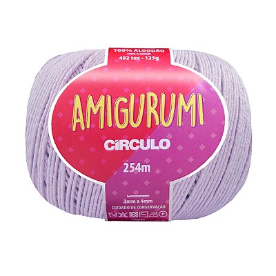 Fio Amigurumi Círculo 254m - Lilás Candy - Un