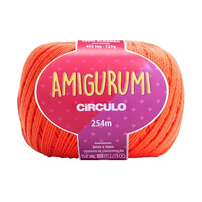 Fio Amigurumi Círculo 254m - Tijolo - Un