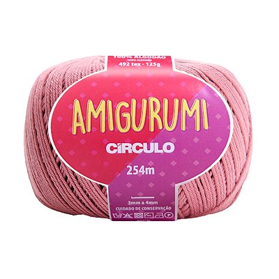 Fio Amigurumi Círculo 254m - Camafeu - Un