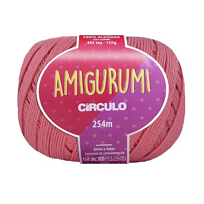 Fio Amigurumi Círculo 254m - Flamingo - Un
