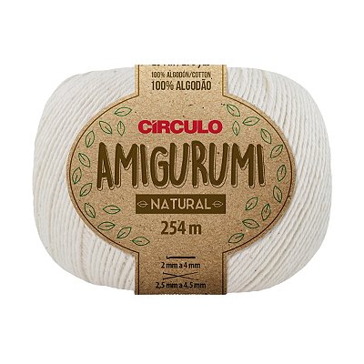 Fio Amigurumi Círculo 254m - Natural - Un