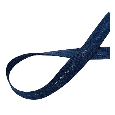 Viés de Algodão Largo Destaque Peripan Liso 35mmx20m - C006 – Azul Escuro