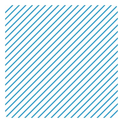 Viés de Algodão Largo Destaque Peripan Estamp. 35mmx20m - C9224 Listrado Azul