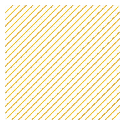 Viés de Algodão Largo Destaque Peripan Estamp. 35mmx20m - C9223 Listrado Amarelo