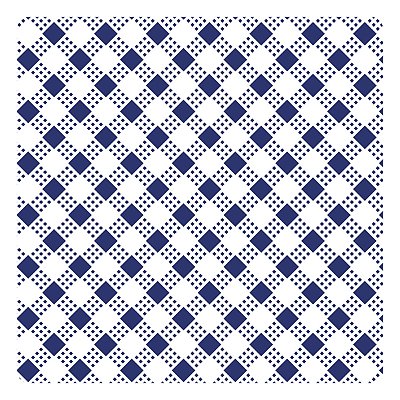 Viés de Algodão Largo Destaque Peripan Estamp. 35mmx20m - C9214 Xadrez Marinho