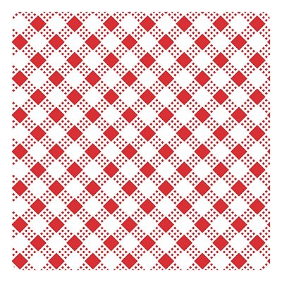 Viés de Algodão Largo Destaque Peripan Estamp. 35mmx20m - C9213 Xadrez Vermelho