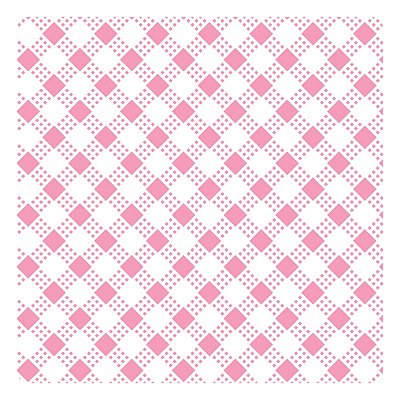 Viés de Algodão Largo Destaque Peripan Estamp. 35mmx20m - C9211 Xadrez Rosa