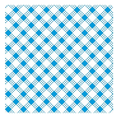 Viés de Algodão Largo Destaque Peripan Estamp. 35mmx20m - C9210 Xadrez Azul