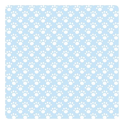 Viés de Algodão Largo Tijuca Peripan Estampado 35mmx20m - C9828 Patinhas Azul