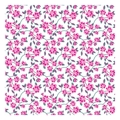 Viés de Algodão Largo Tijuca Peripan Estampado 35mmx20m - C9815 Mini Flores Lilás