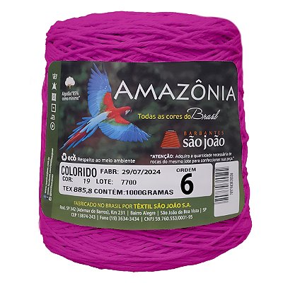Barbante Amazônia Fio 6 1kg - São João - Pink - Un