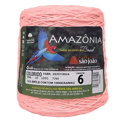 Barbante Amazônia Fio 6 1kg - São João - Salmão - Un