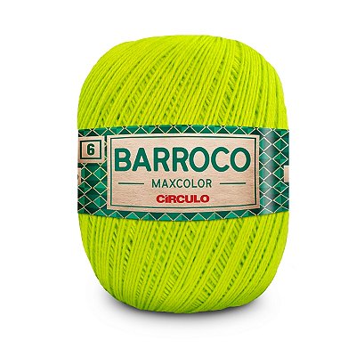 Barbante Barroco Maxcolor 6 400g - Verde Limão - Un