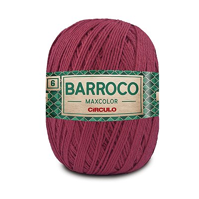 Barbante Barroco Maxcolor 6 400g - Viva Magenta - Un