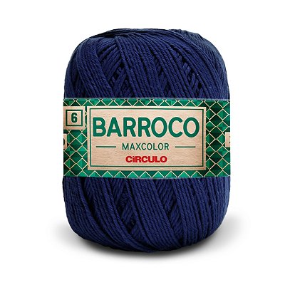 Barbante Barroco Maxcolor 6 400g - Anil Profundo - Un