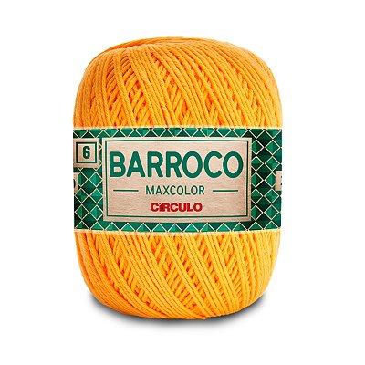 Barbante Barroco Maxcolor 6 400g - Ouro - Un