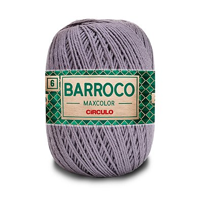 Barbante Barroco Maxcolor 6 400g - Chumbo - Un