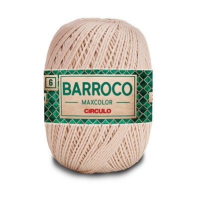Barbante Barroco Maxcolor 6 400g - Porcelana - Un