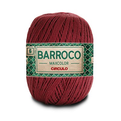 Barbante Barroco Maxcolor 6 400g - Marsala - Un