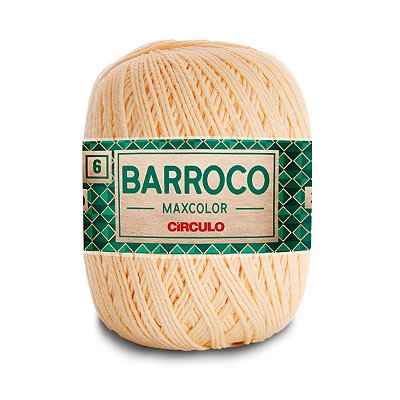 Barbante Barroco Maxcolor 6 400g - Amarelo Candy - Un