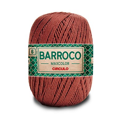 Barbante Barroco Maxcolor 6 400g - Café - Un