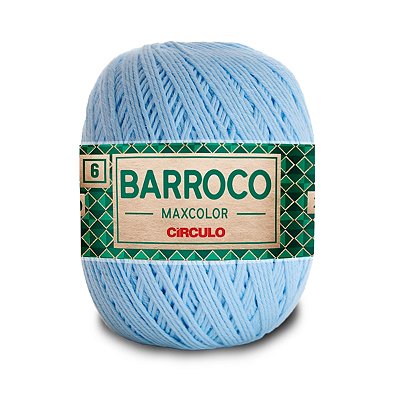 Barbante Barroco Maxcolor 6 400g - Azul Candy - Un