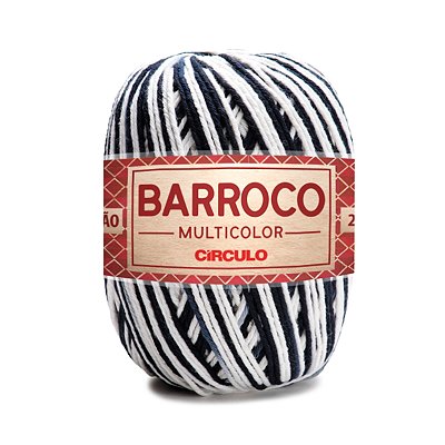 Barbante Barroco MultiColor 6 200g - Zebra - Un
