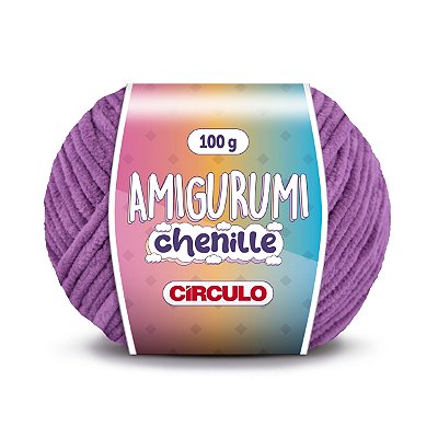 Fio Amigurumi Chenille Círculo 110m - Realeza  - Un