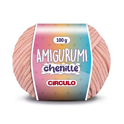 Fio Amigurumi Chenille Círculo 110m - Penélope - Un