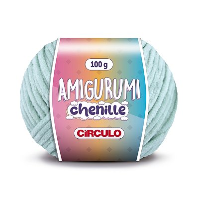 Fio Amigurumi Chenille Círculo 110m - Verde Candy  - Un