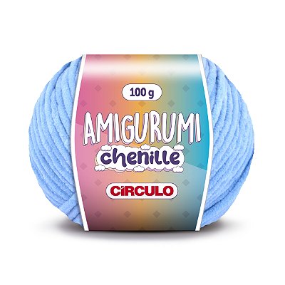 Fio Amigurumi Chenille Círculo 110m - Hortensia  - Un