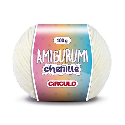 Fio Amigurumi Chenille Círculo 110m - Flocos  - Un