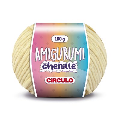 Fio Amigurumi Chenille Círculo 110m - Centeio  - Un