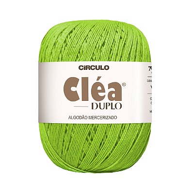 Fio Cléa Duplo Algodão Mercerizado 150g - Verde Cítrico - Un