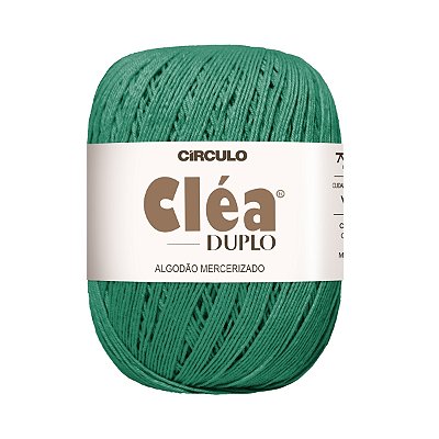 Fio Cléa Duplo Algodão Mercerizado 150g - Esmeralda - Un