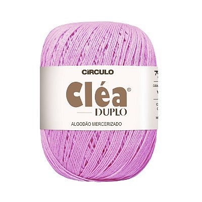 Fio Cléa Duplo Algodão Mercerizado 150g - Chiclete - Un